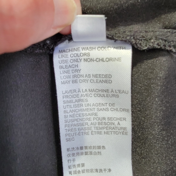 Urban Outfitters Black Satin Tie Front Nicole Blouse Flare Sleeve Deep V Size S - Picture 10 of 14